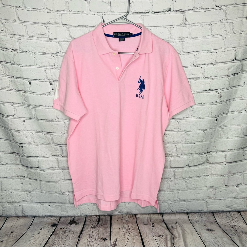 🆕 U.S. Polo Assn. Men's Short-Sleeve Polo Shirt (Large)